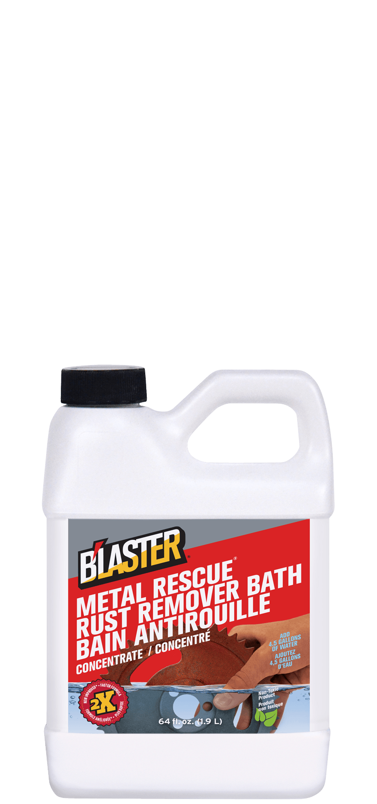Metal Rescue Rust Remover Bath Concentrate - 64 oz. Metal Rescue Rust Remover Bath Concentrate - 64 oz.